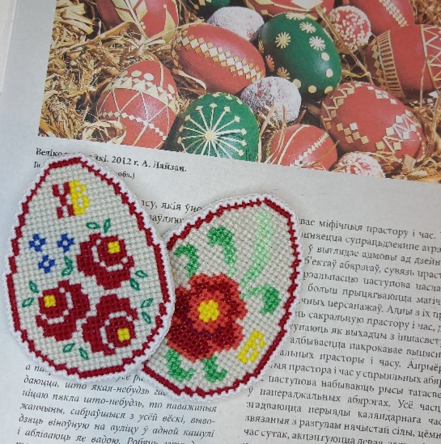 Магнит Пасха расписная